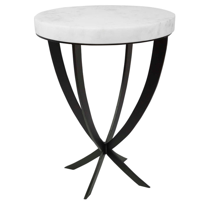 Coronation - Accent Table - Black / White