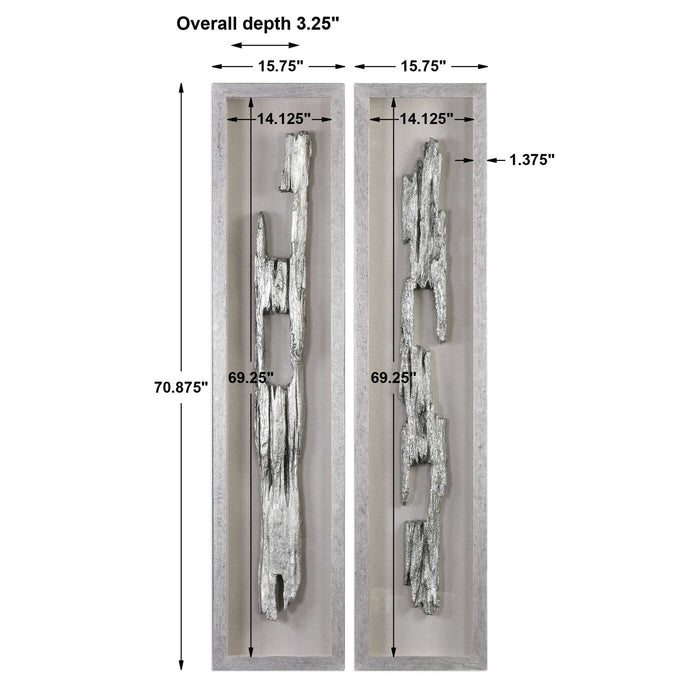 Amalur - Shadow Boxes (Set of 2) - Silver