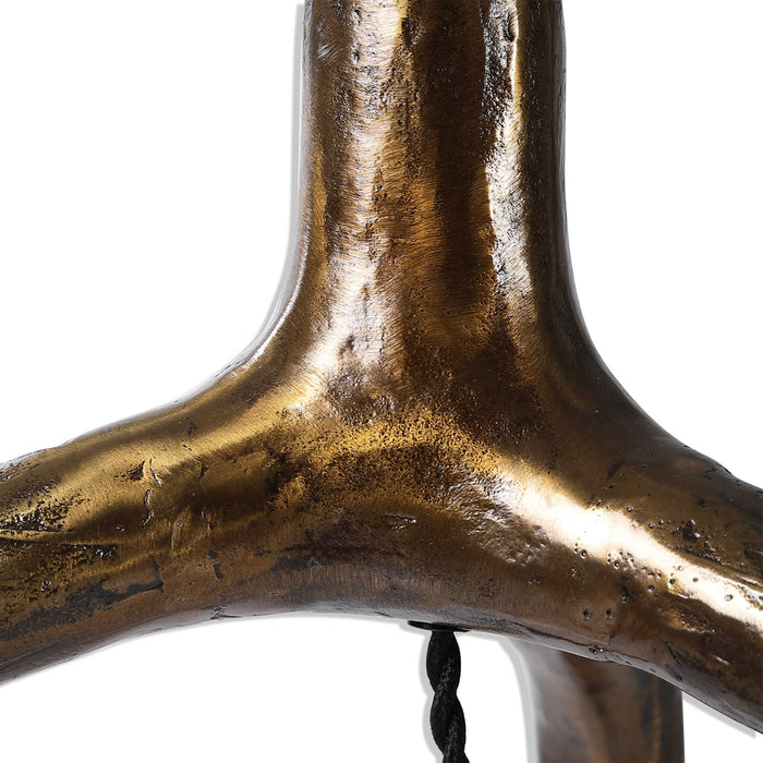 Wish Bone - Floor Lamp - Gold