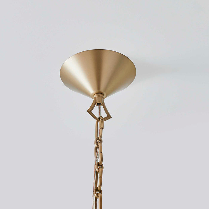 Gathering - 8 Light Chandelier - Brass