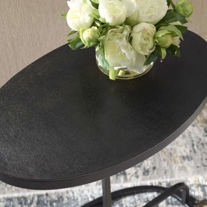 Accent Table - Aged Black