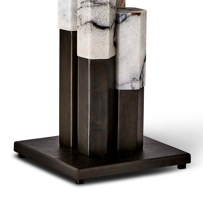 Metropolis - Table Lamp - Bronze / White