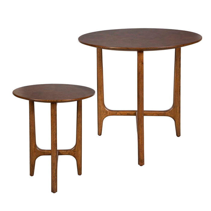 Stow Away - Nested Side Tables (Set of 2) - Woodtone