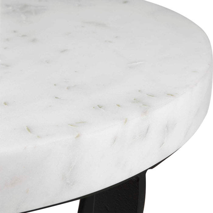 Coronation - Accent Table - Black / White