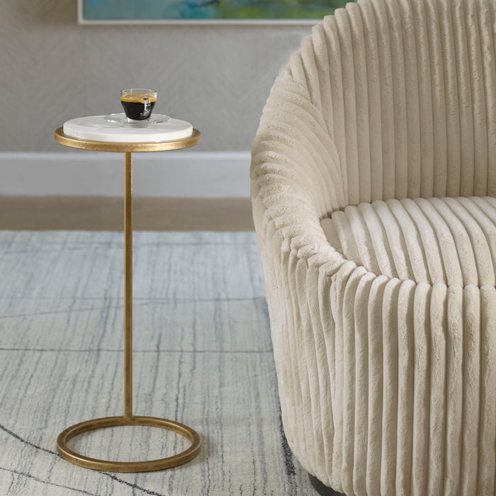 23.5" Accent Table - Gold