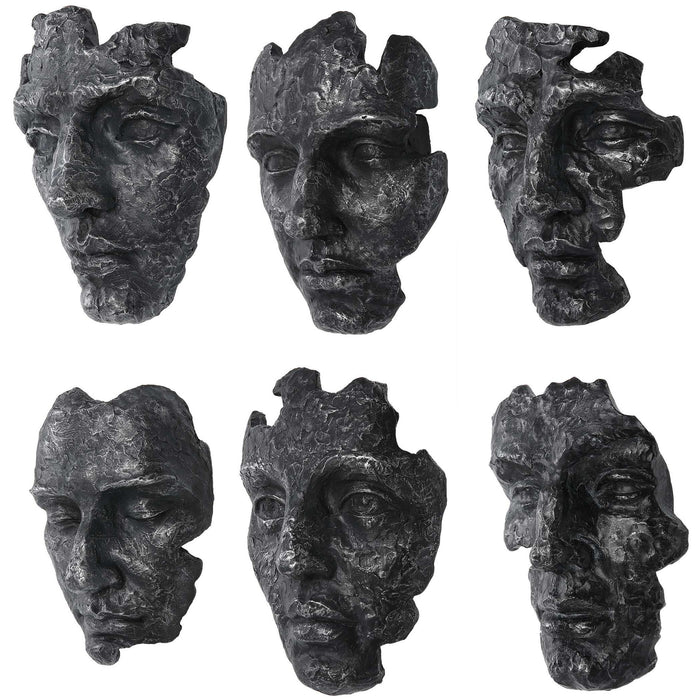 Self-Portrait - Metallic Wall Decor (Set of 6)