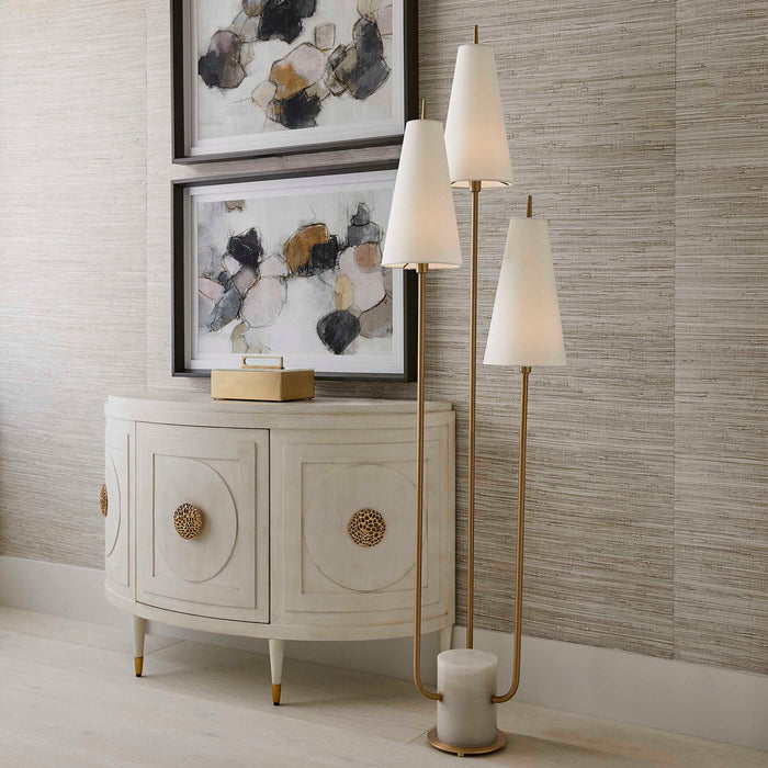 Elle - Floor Lamp - Brass / Gold
