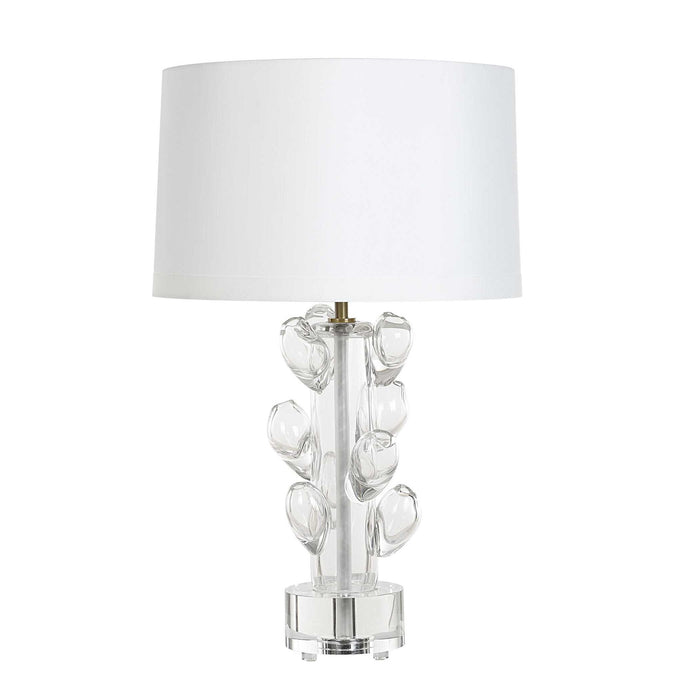 Clear Bloom - Table Lamp - White