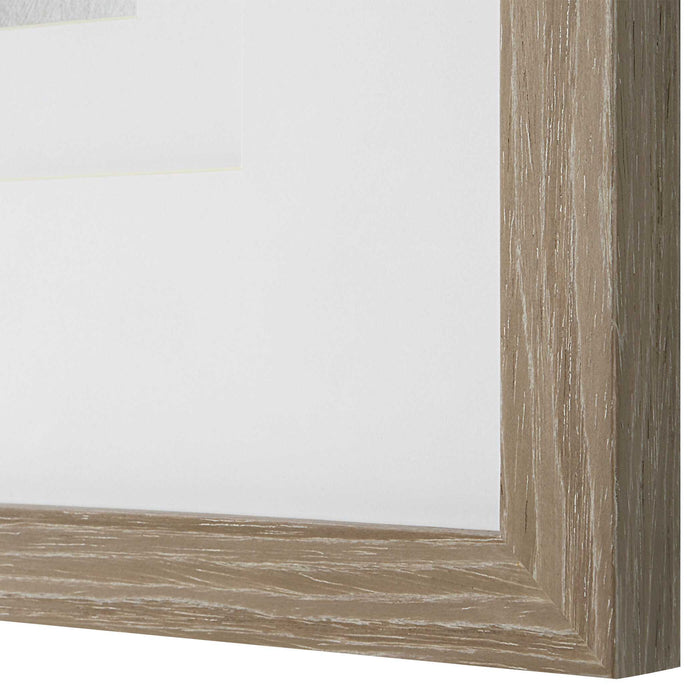 Color Block - Framed Prints (Set of 2) - Light Brown