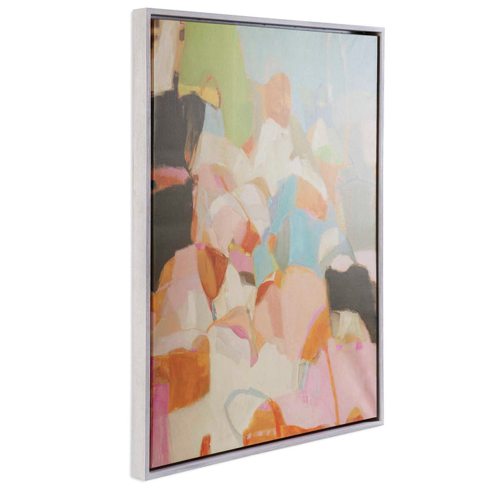 Queen For A Day - Framed Canvas - Black / Blue / Gray