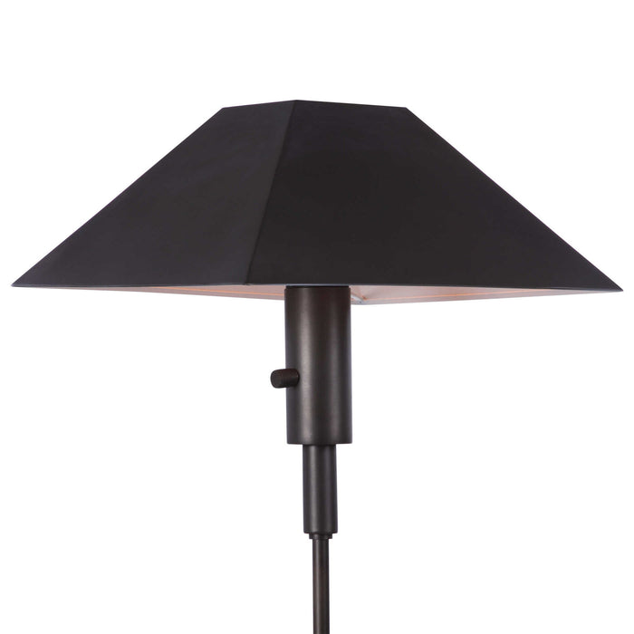 Telescope - Buffet Lamp - Gray Travertine/Bronze