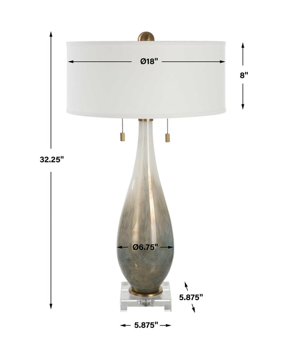 Cardoni - Glass Table Lamp - Bronze