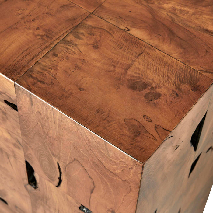 Teak Tac Toe - Console Table