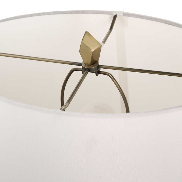 Pentagonal - Table Lamp - Gold / White