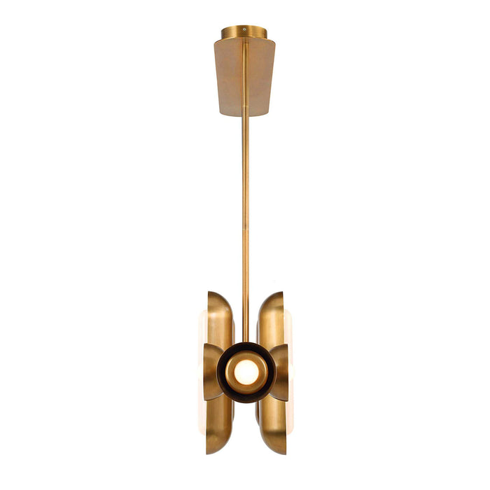 Dot Dash - 12 Light Pendant - Brass