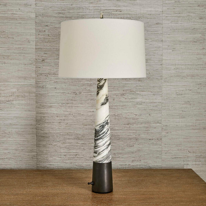 Lance - Table Lamp - Black / Bronze / White