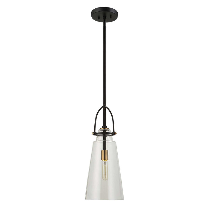 Saugus - Industrial 1 Light Pendant - White