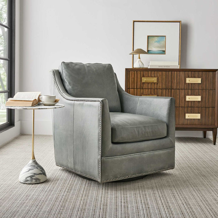 Kiss - Accent Table - Arabescato Marble