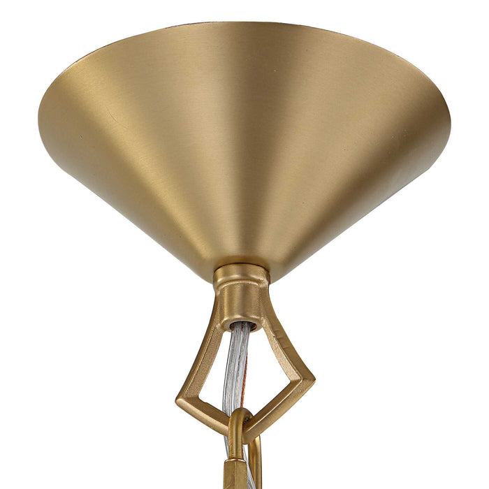 Gathering - 8 Light Chandelier - Brass