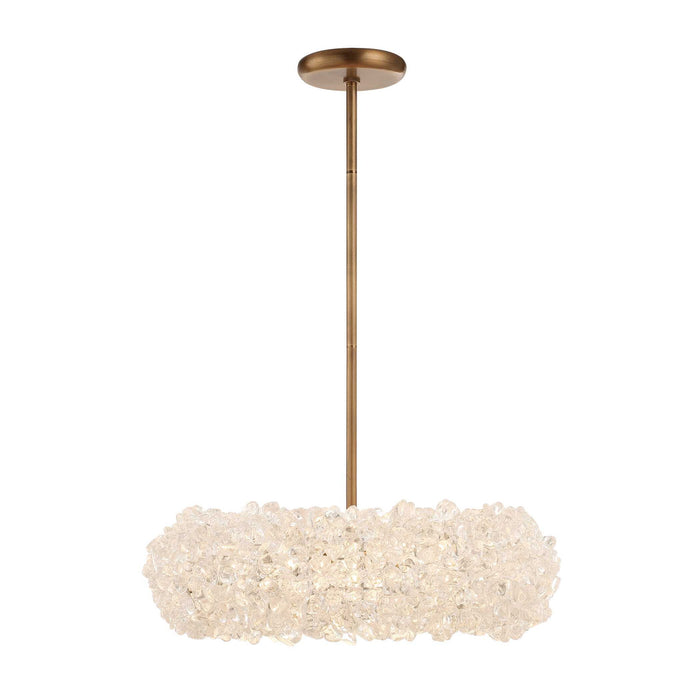 Spangled - 6 Light Pendant - Brass