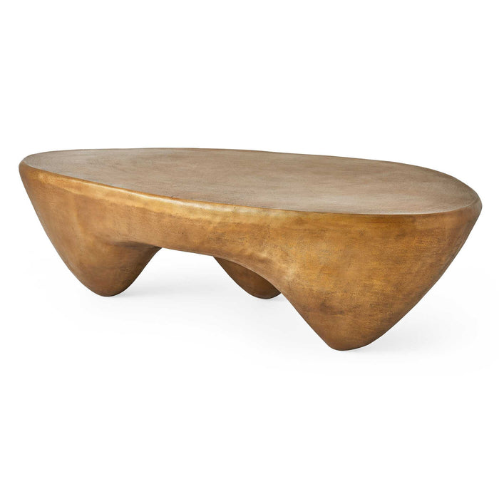 Golden Basin - Coffee Table - Brass