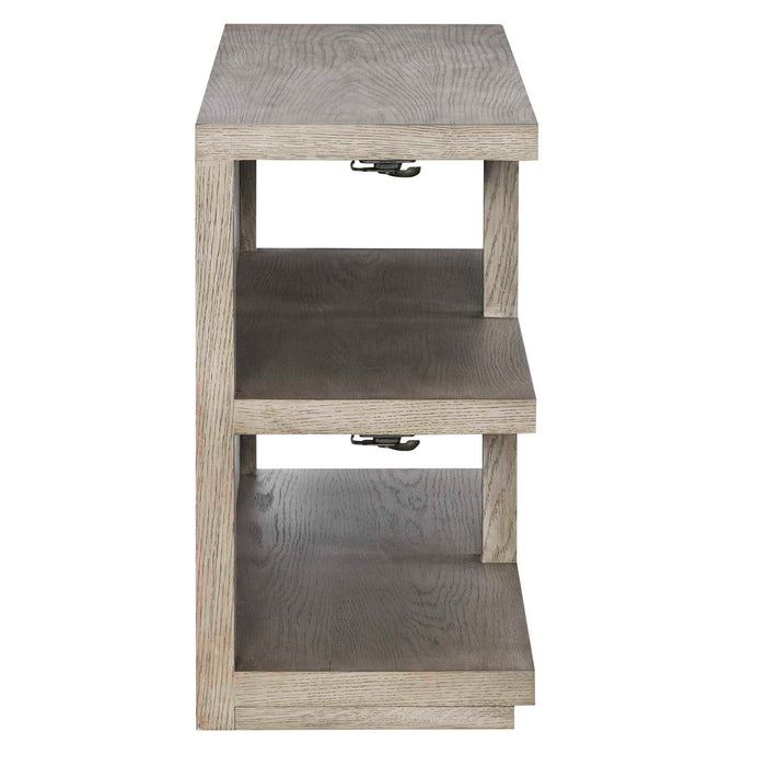 Haven - Short Sofa Table - Gray / Woodtone