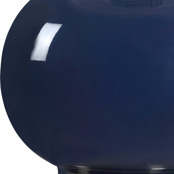 Ceramic Table Lamp - Dark Blue