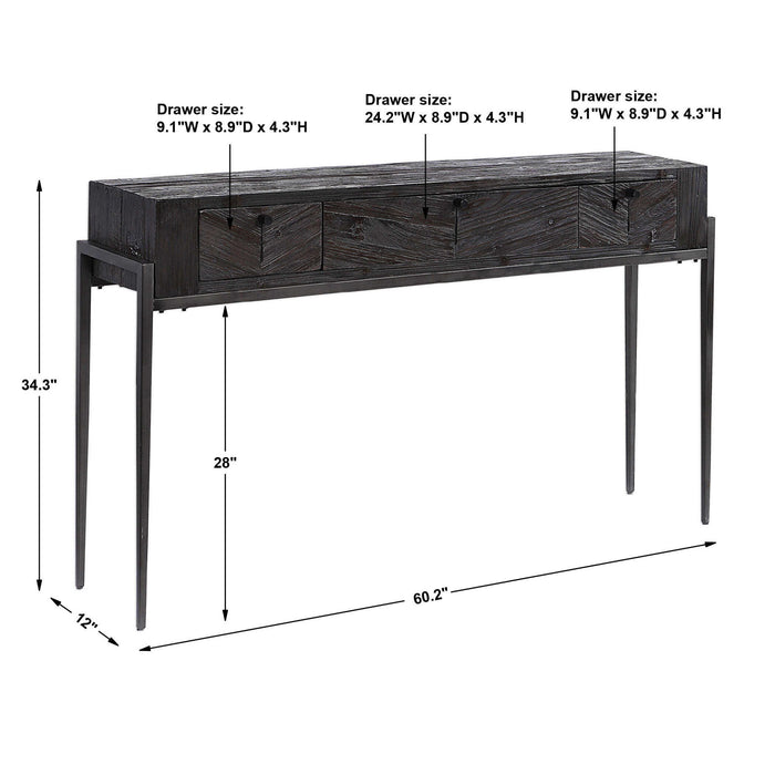 Mavis - Console Table - Woodtone