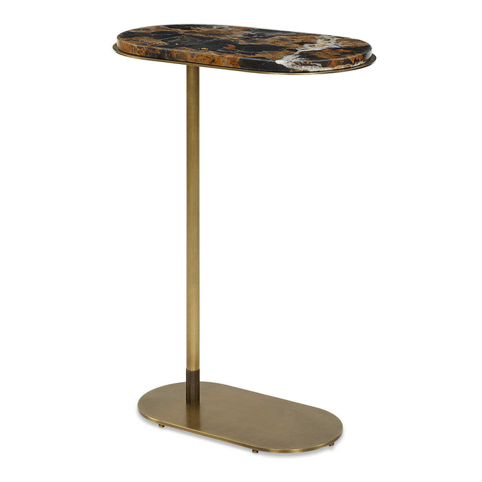 Lozenge - Accent Table - Brass