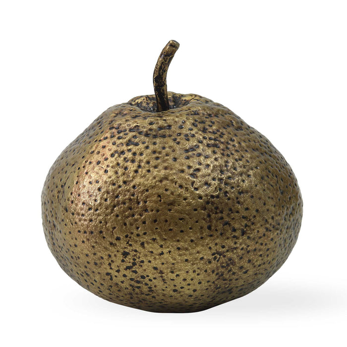 Golden Tangerine - Sculpture - Gold