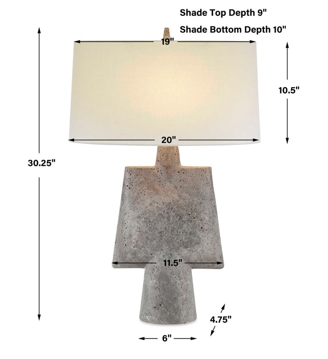 Arrowhead - Table Lamp - Gray