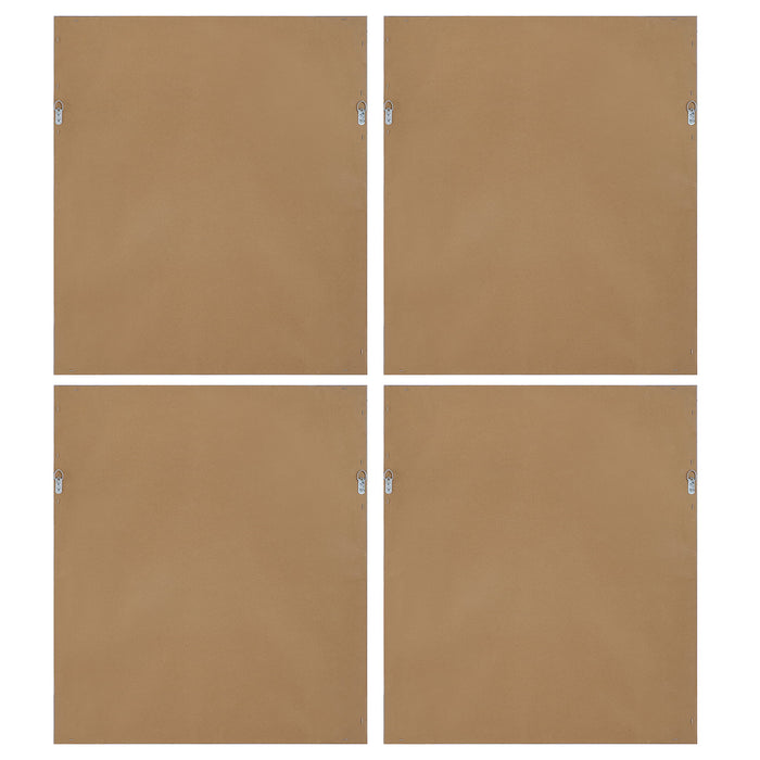 Heirloom Blooms - Study Framed Prints (Set of 4) - Green