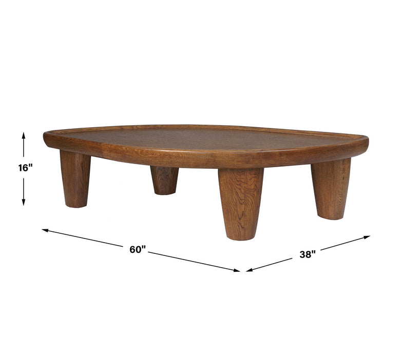Leaf It To You - Coffee Table - Woodtone
