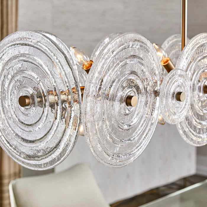 Cirque - 10 Light Chandelier - Brass