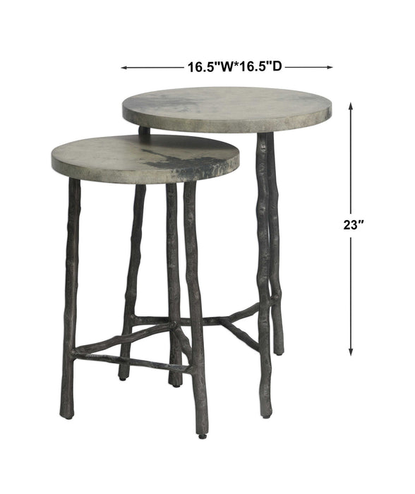 Evie - Accent Tables (Set of 2) - Gray