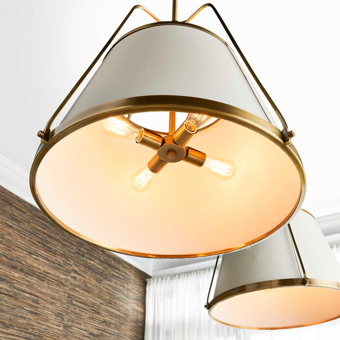 Leather Classic - 4 Light Pendant