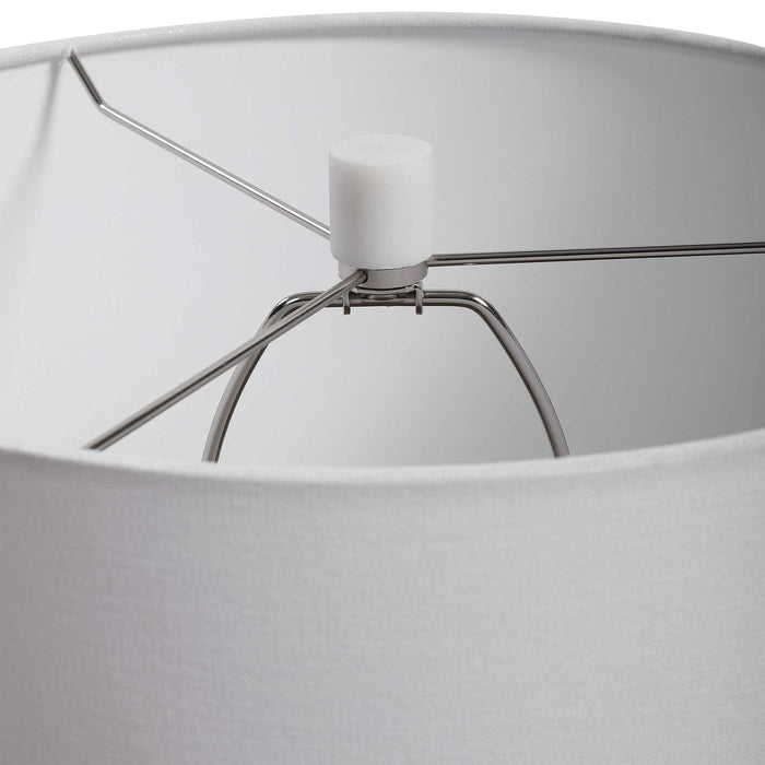 Tanali - Modern Table Lamp - White & Gray