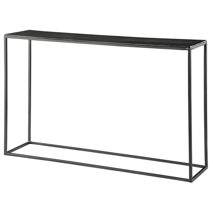 Coreene - Industrial Console Table - Black