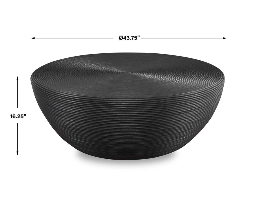 Bongo - Rattan Coffee Table - Black