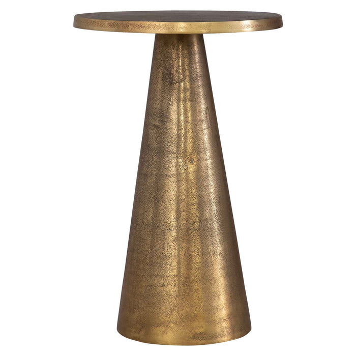 Accent Table - Antique Brass