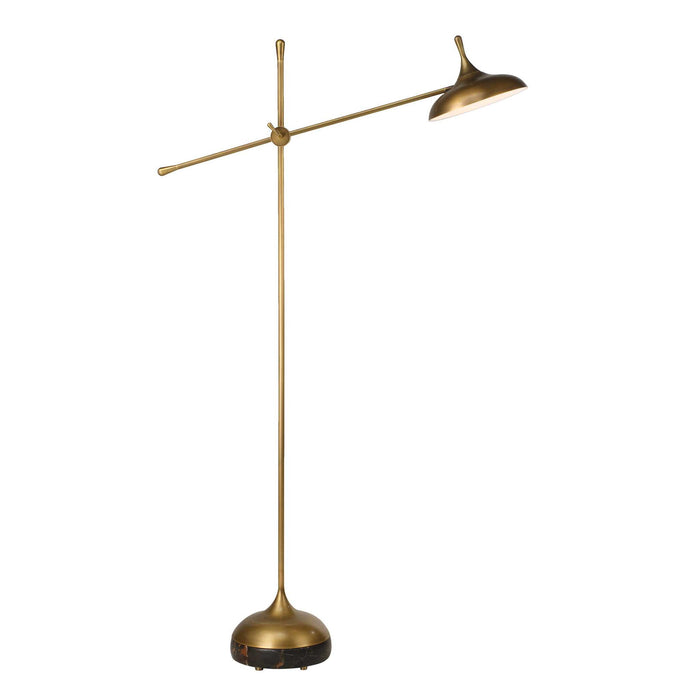 Kiss - Adjustable Arm Floor Lamp - Michelangelo Marble