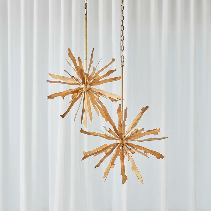 Starburst - 6 Light Pendant - Gold