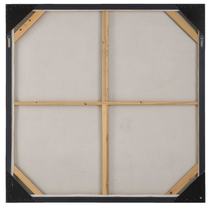 Stacked Against - Hand Painted Canvas