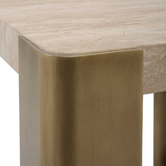 Caress - End Table - Gold