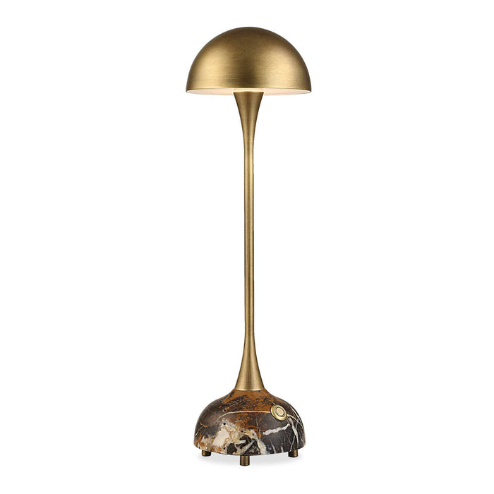 Hard Hat - Rechargeable Mini Lamp - Brass / Brown