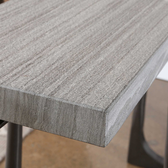 Tapering Off - Console Table - Bronze / Gray