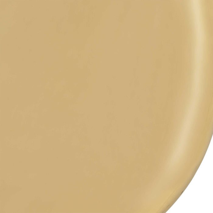 Jelly Bean - 26" x 16" Wall Sculpture - Gold