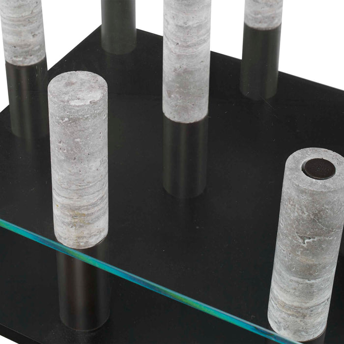 Colonnade - Coffee Table - Black / Brown / Gray