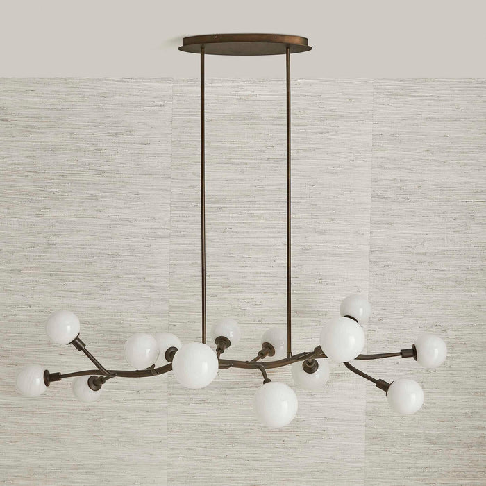 Meandering - 14 Light Pendant
