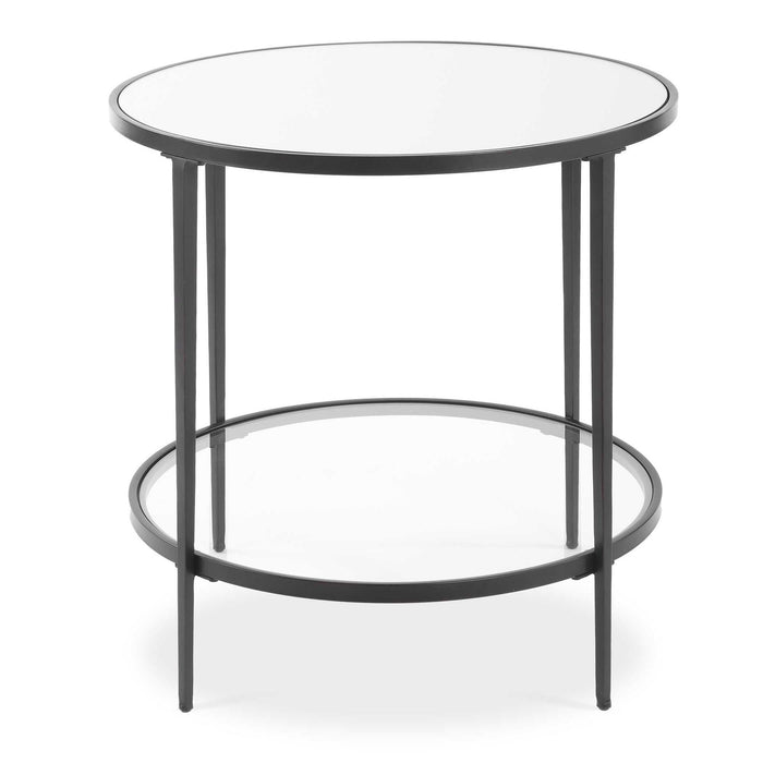 Accent End Table - Satin Black